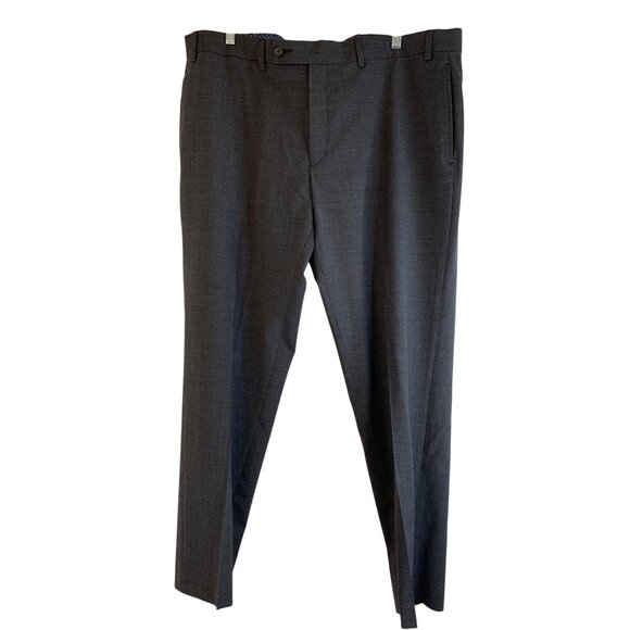 Lauren Ralph Lauren Mens Gray Dress Pants Wool Blend Size 40W x 30L - Picture 2 of 9